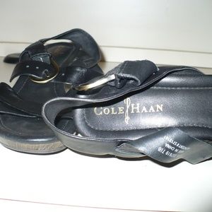 LADIES BLACK WEDGE HEEL 7.5" LADIES SHOES